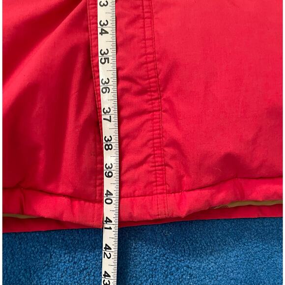 Vtg 90s NFL San Francisco 49ers Triple FaT Goose Down Sideline Long Coat Mens XL - Picture 13 of 14